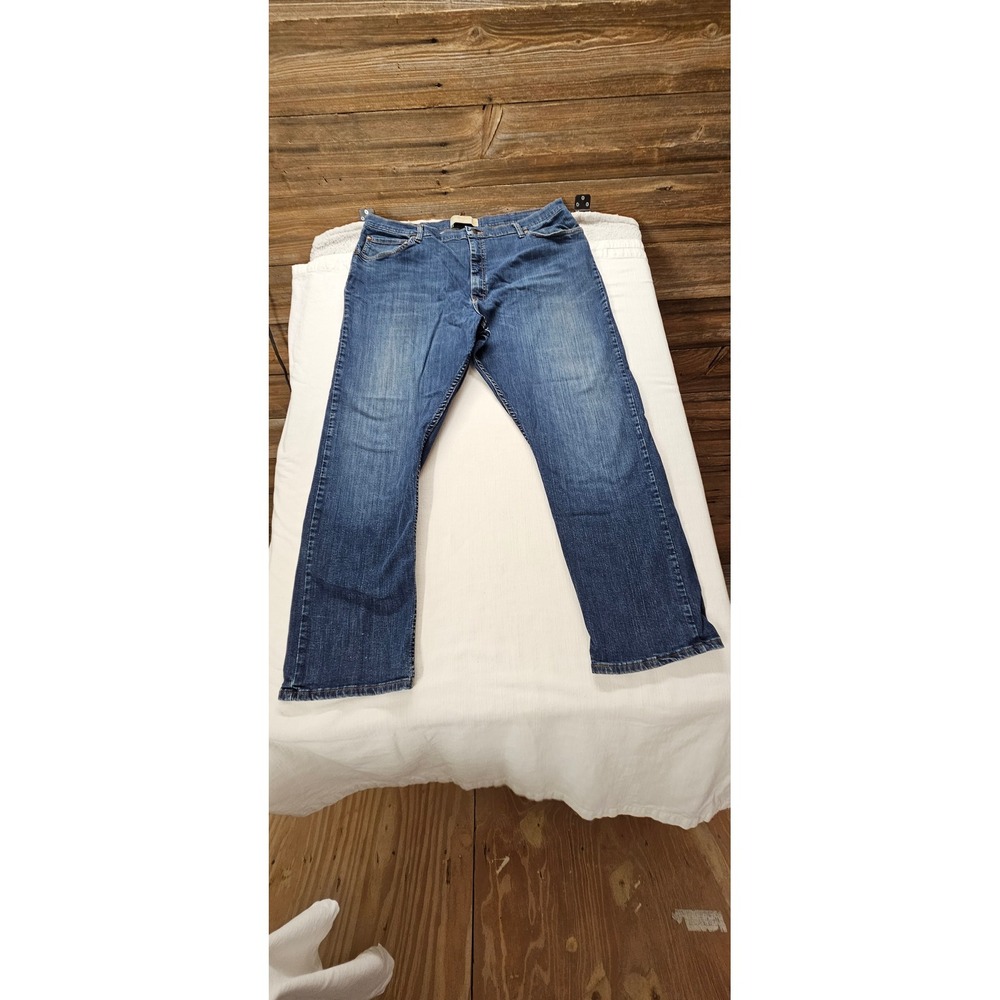 Wrangler Relaxed Fit Flex Mens‎ Jeans 42x30 Medium Wash Denim 9TRLFMB